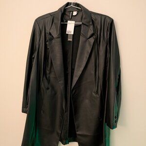 DIVIDED Vegan Leather Trench